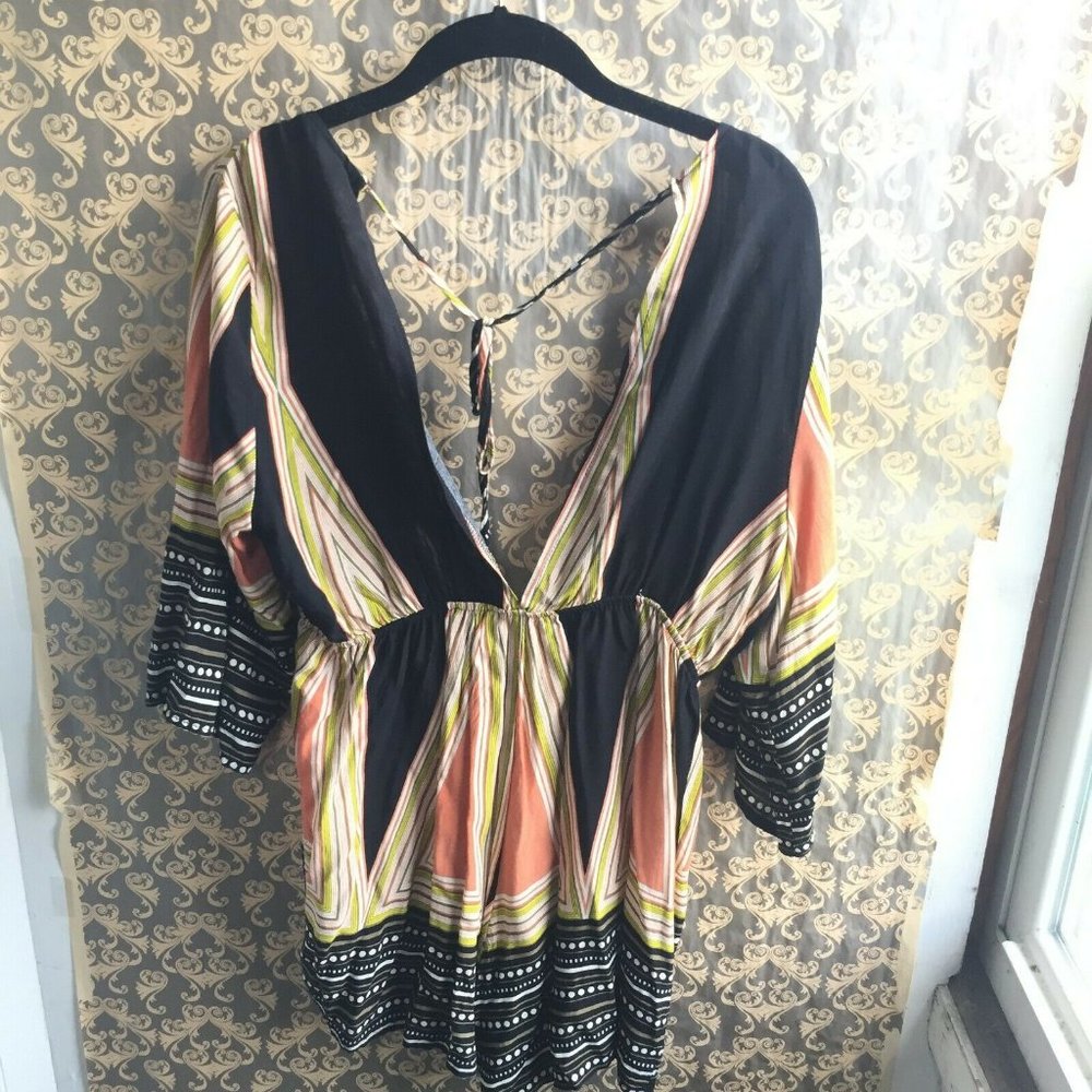 Unbranded Deep V Neck Romper - Medium - Rayon